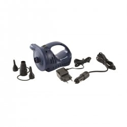 Rechargeable pump for air mattresses and tent mattresses.